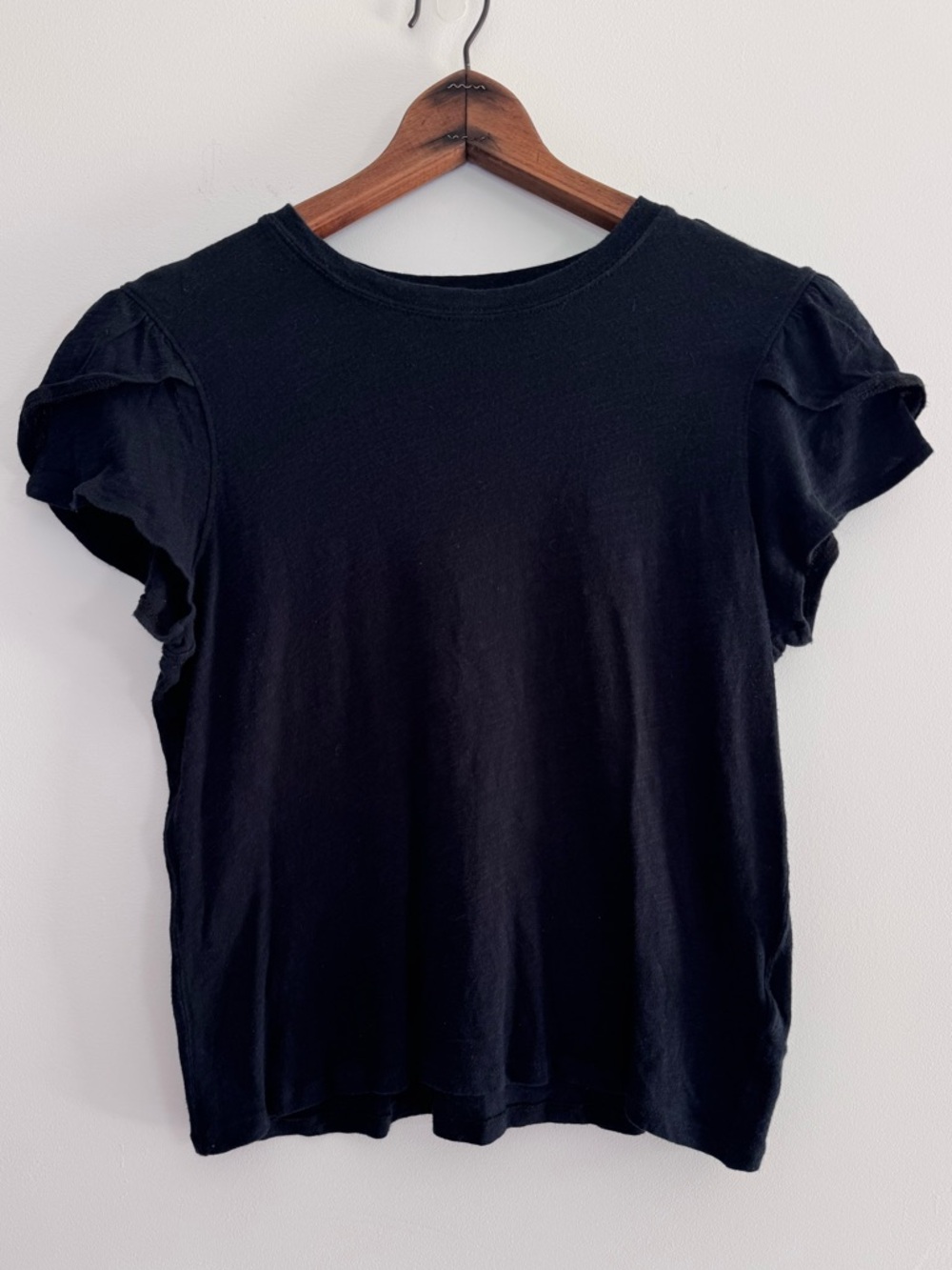 We The Free Cotton Free People Black Tee XS